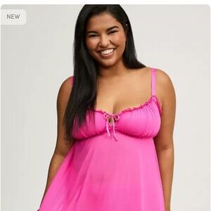 Torrid Overt Innocence Wireless Babydoll NWOT size 2